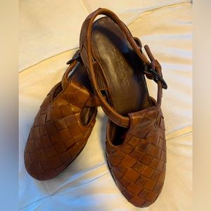 Cole Haan Brown Weave Sandals, size 9
